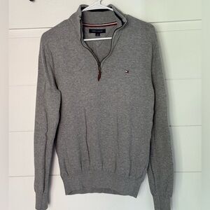 Tommy Hilfiger Men's Zip-Up Sweater in Gray, Men’s S